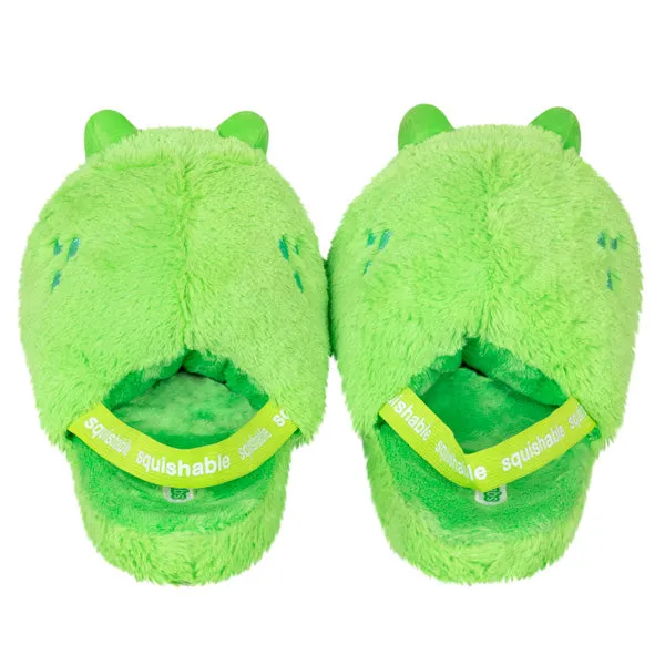 3D Frog Squishable Slippers Medium/Large