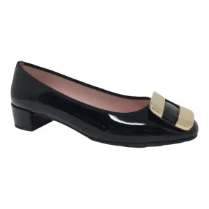 48499 - Black Patent Leather Heel for Teen/Women by Pretty Ballerinas