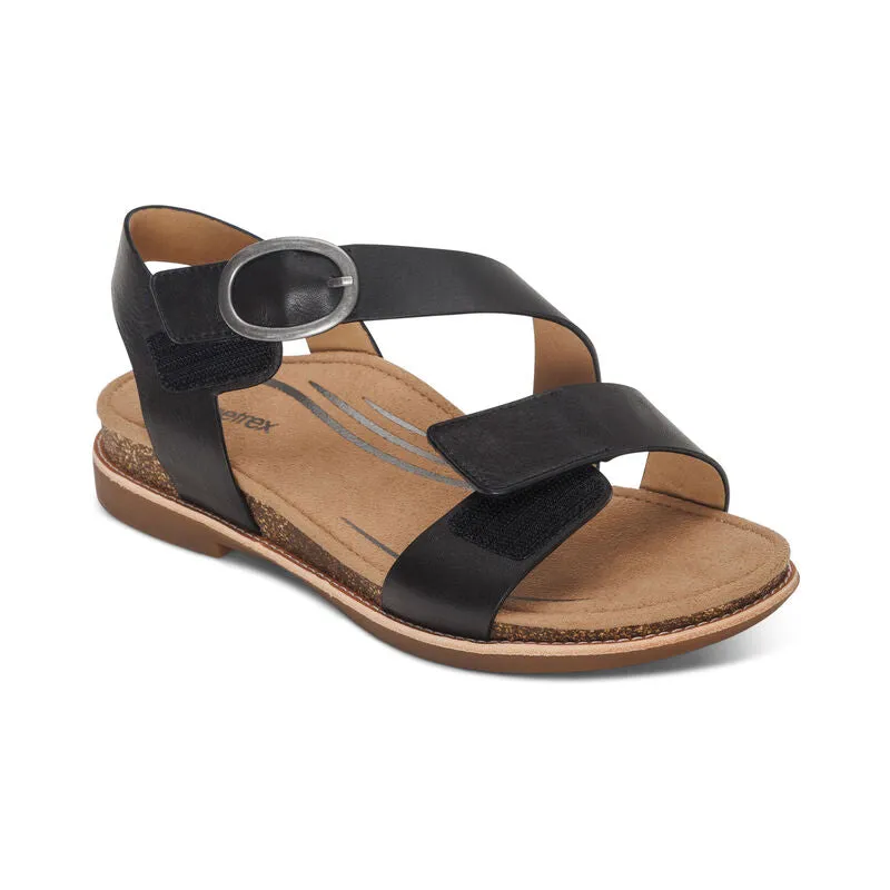 Aetrex Tamara Black Women's Sandal