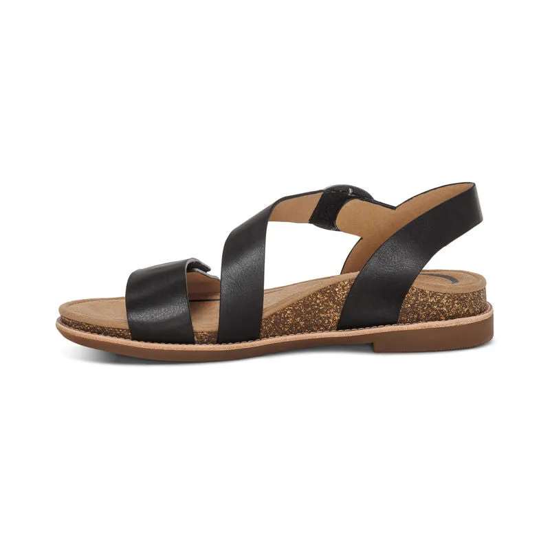 Aetrex Tamara Black Women's Sandal