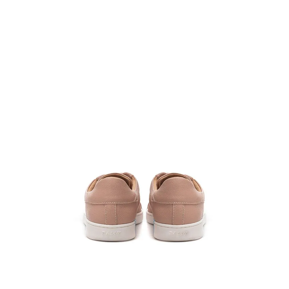 Bally Elegant Pink Leather Sneakers