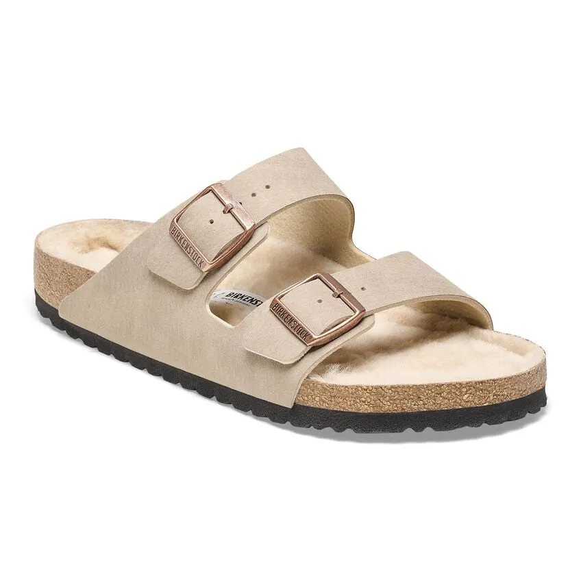 Birkenstock Arizona Shearling - DESERT GRAY TAUPE/SANDCASTLE