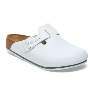 Birkenstock Boston Pro Narrow Clog (Women) - White Leather