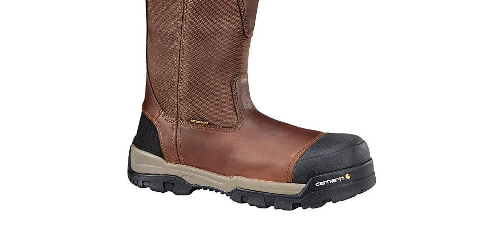 CARHARTT Men's Ground Force WP 10IN Pull On Comp Toe Work Boot CME1355