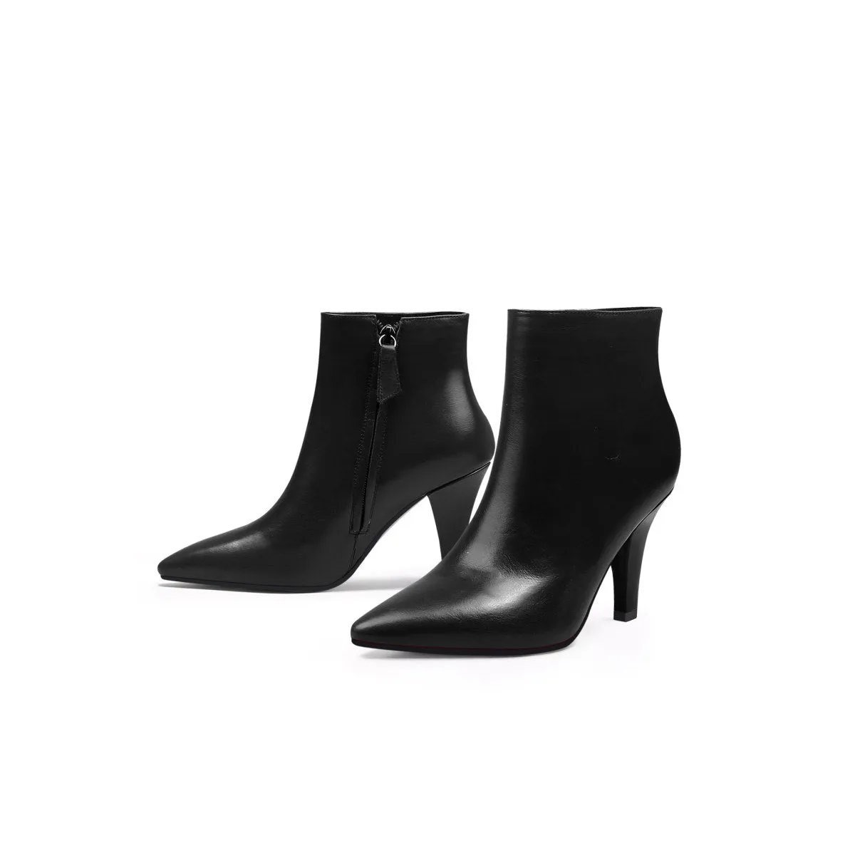 Chic Monotone Ankle Boots