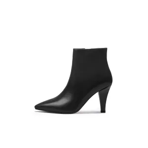 Chic Monotone Ankle Boots