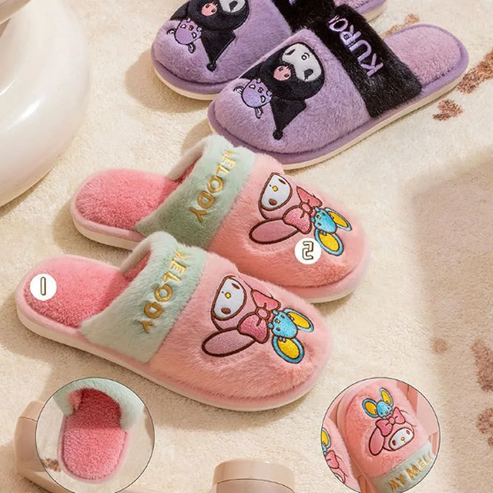 Cinnamoroll Two Tone Fur Slippers