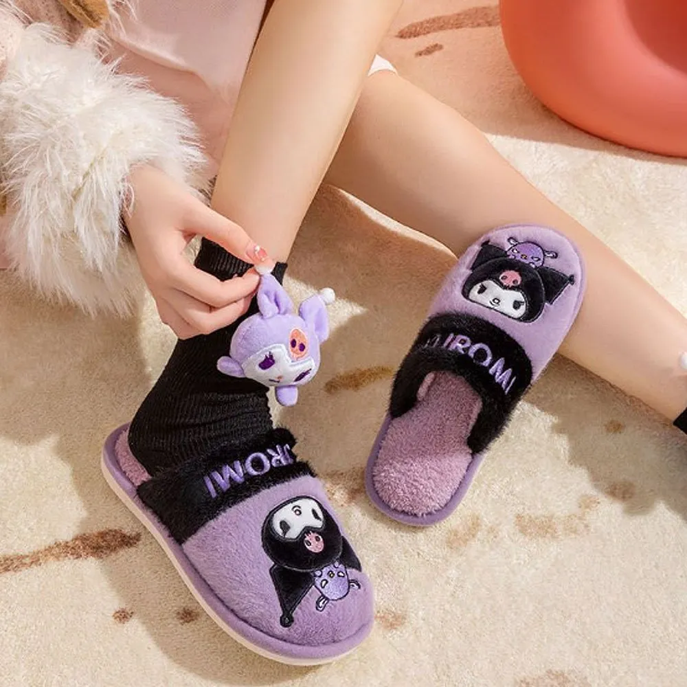 Cinnamoroll Two Tone Fur Slippers