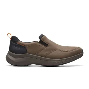 Clarks Wave 2.0 Edge Waterproof Slip On (Men) - Dark Taupe