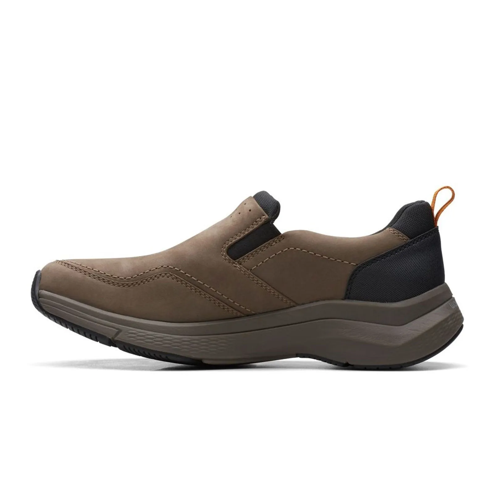 Clarks Wave 2.0 Edge Waterproof Slip On (Men) - Dark Taupe