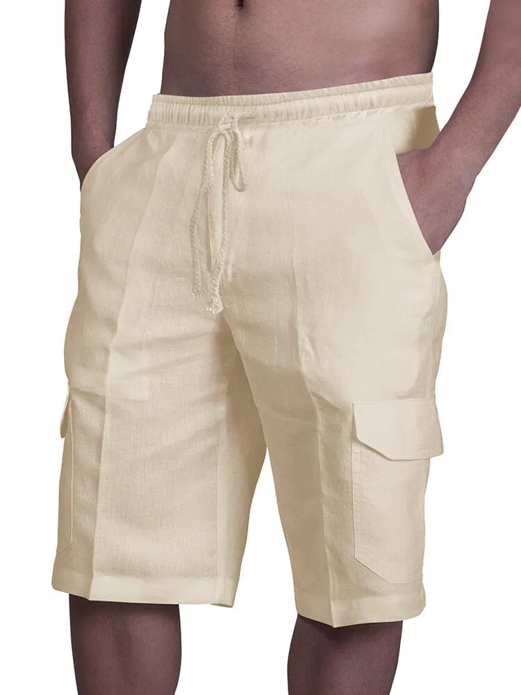 Cotton Shorts with Pockets