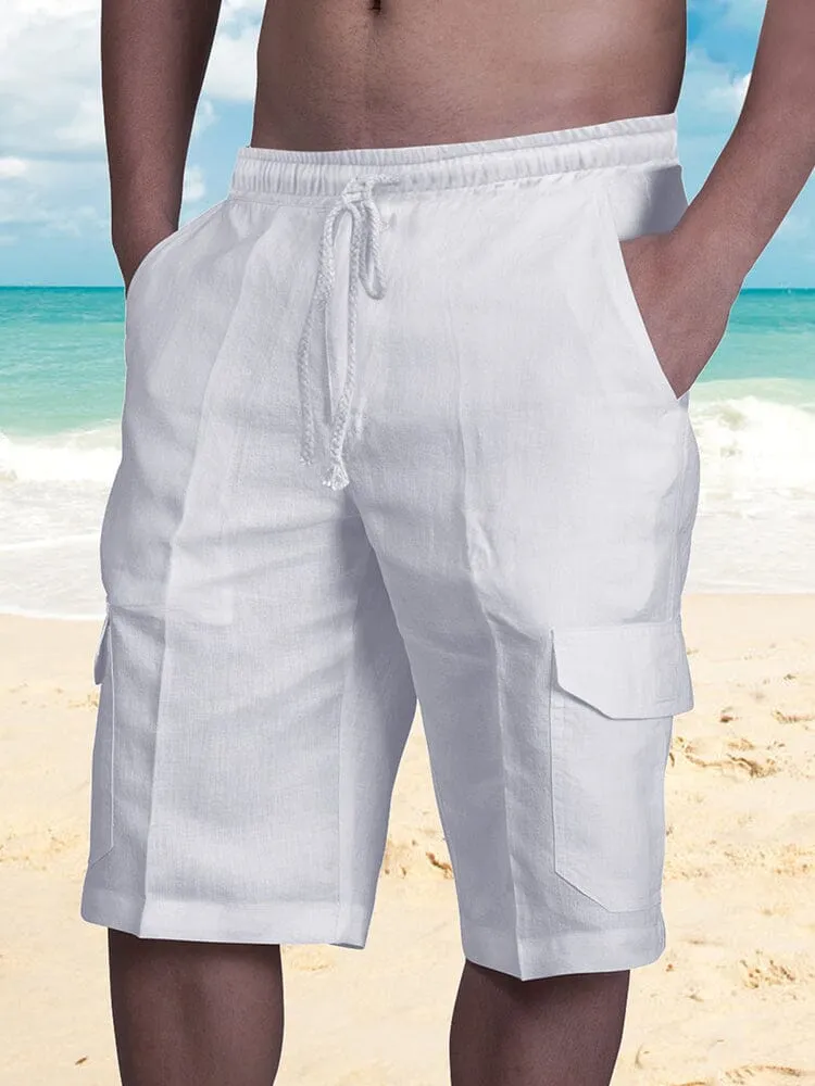 Cotton Shorts with Pockets