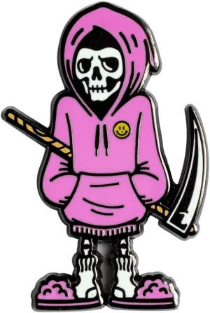 Cozy Reaper Pin