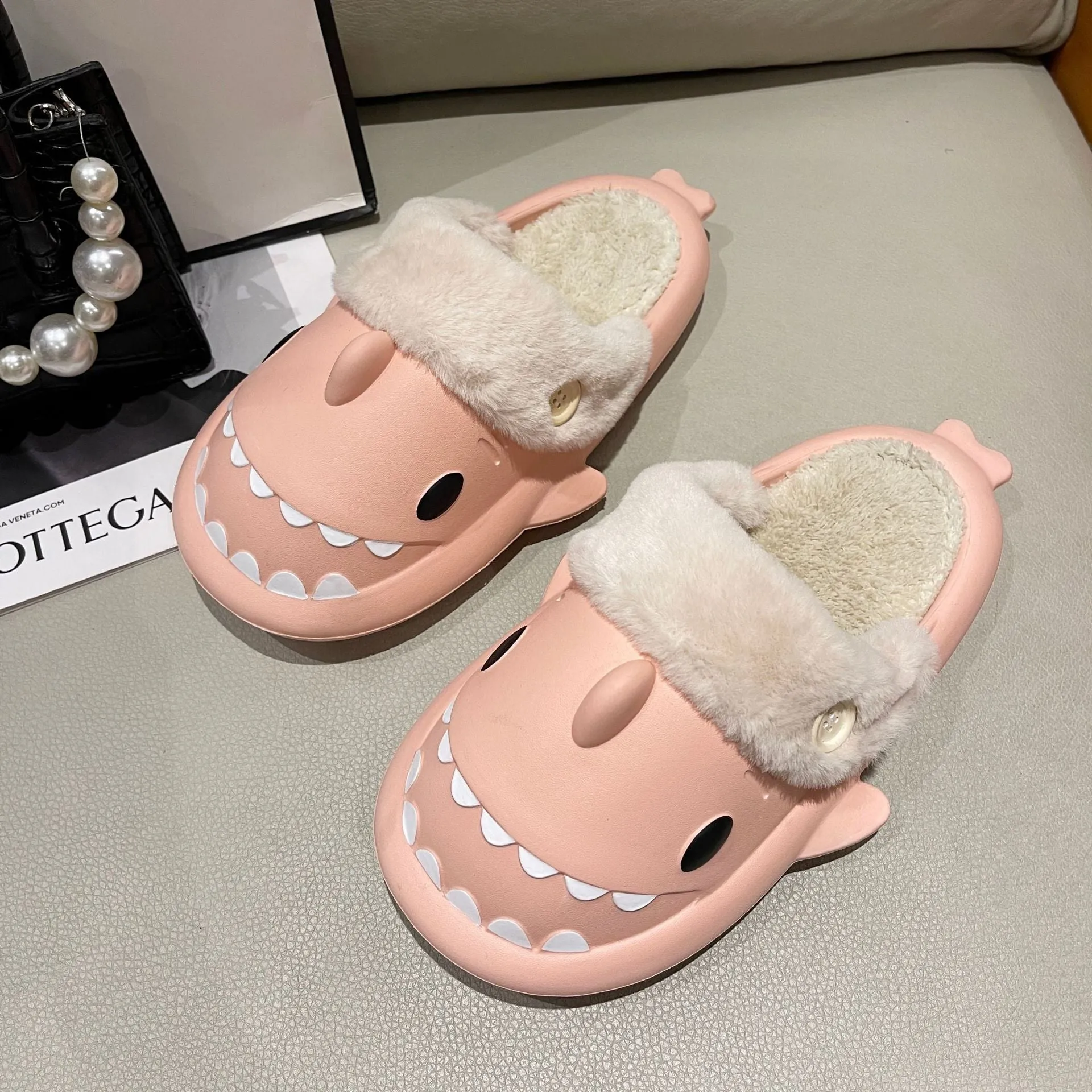 Cozy Shark Slippers for Women