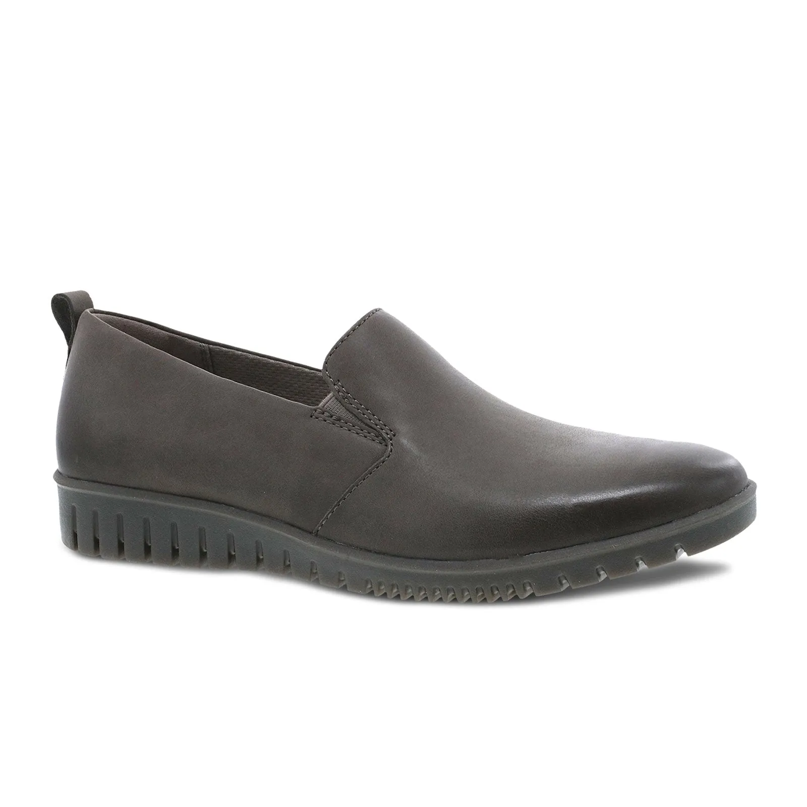 Dansko Linley Slip On (Women) - Grey Burnished Calf