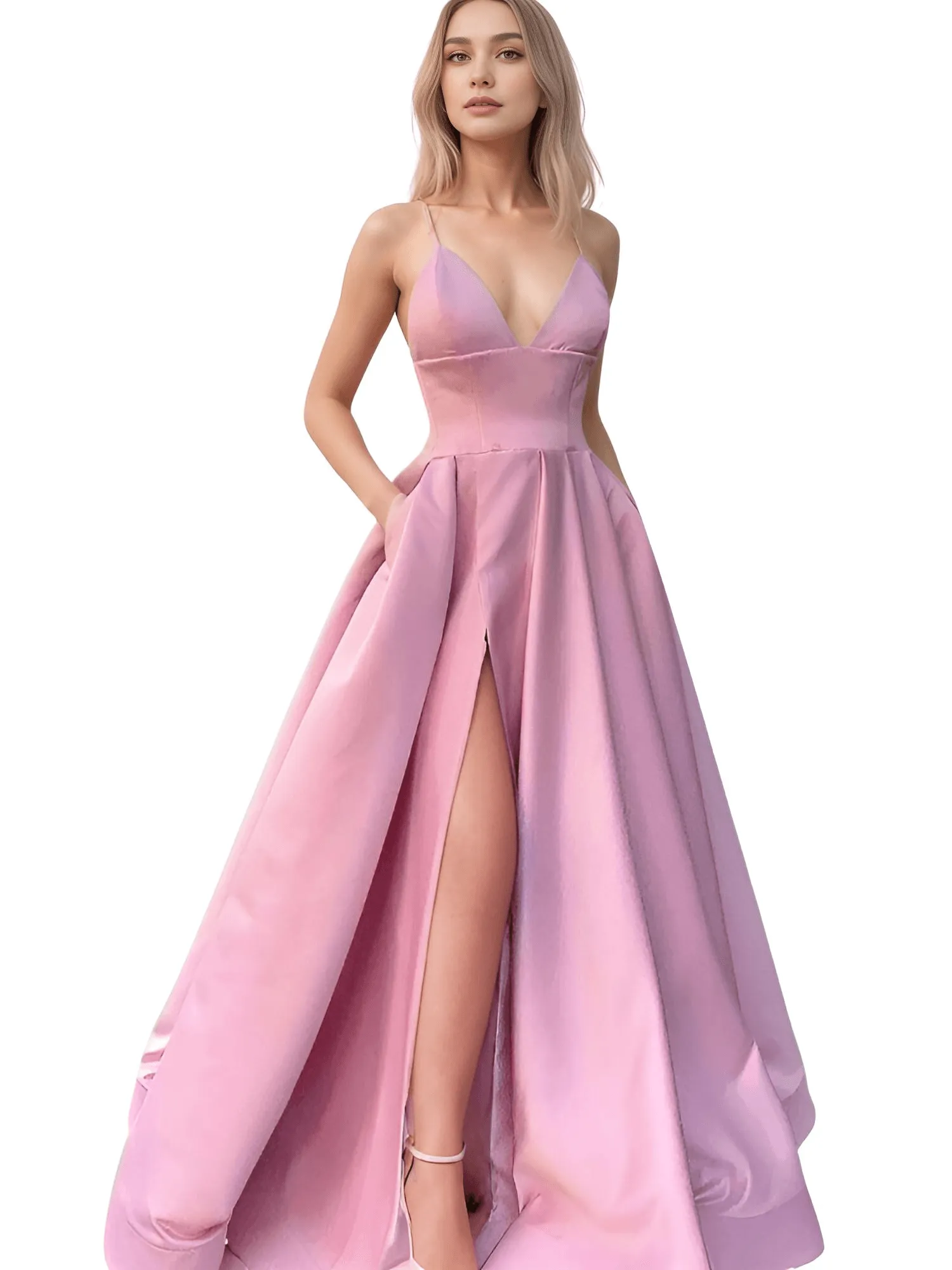 Evening Gown With Pockets - Custom Sizing & Colors!