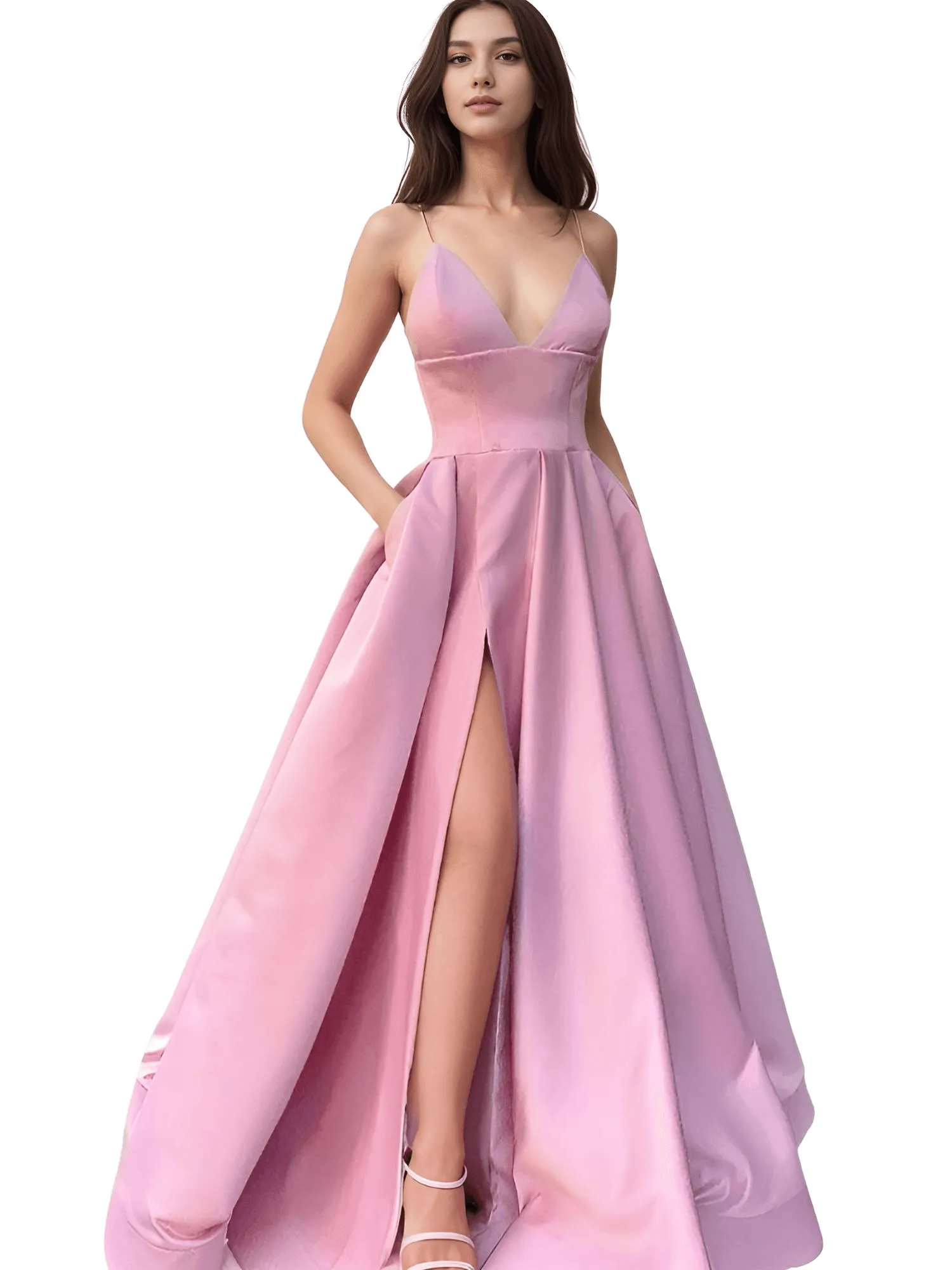 Evening Gown With Pockets - Custom Sizing & Colors!