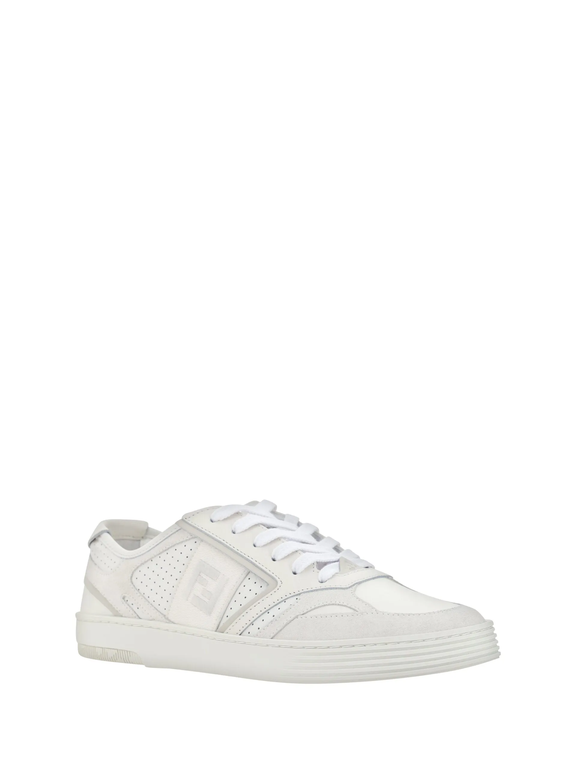 Fendi Elegant Low Top Calfskin Sneakers in Men's