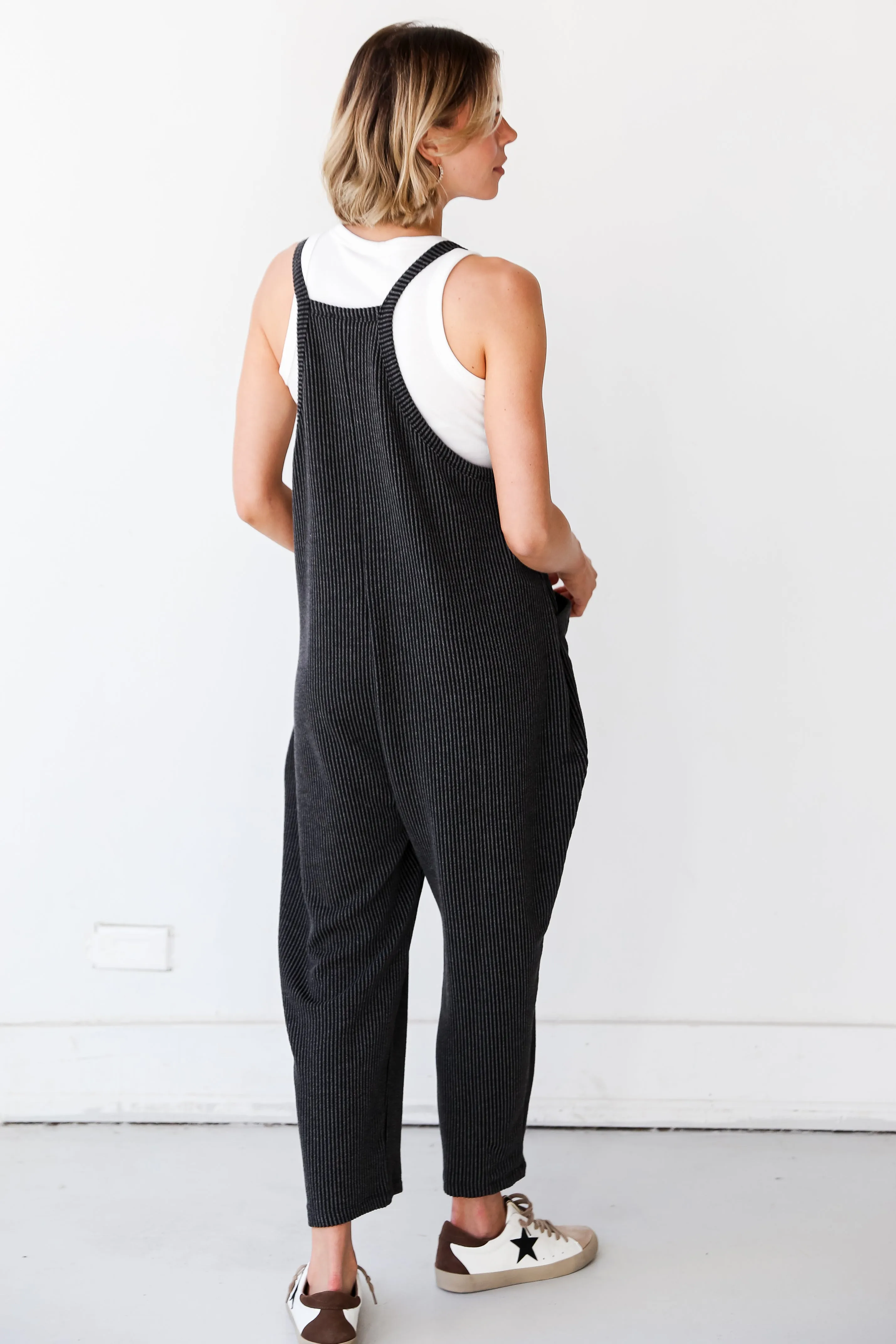 FINAL SALE - Born To Lounge Corded Jumpsuit