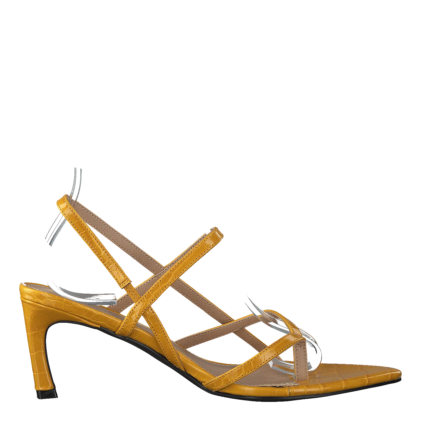 Flippi Strap Heels Yellow