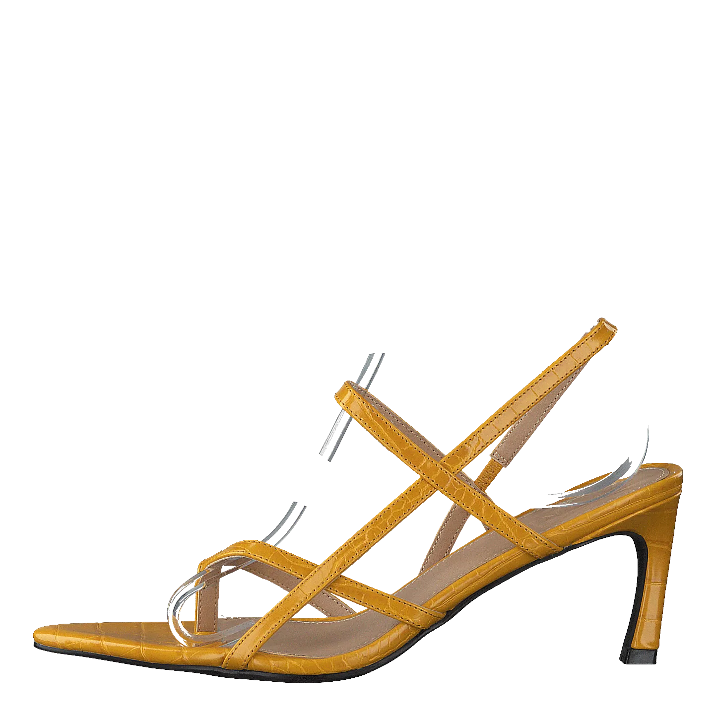 Flippi Strap Heels Yellow