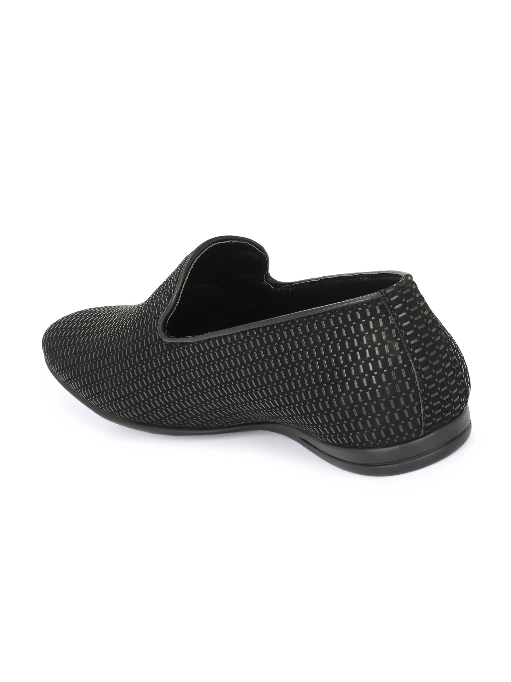 Hollis Black Slip-Ons