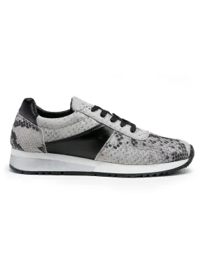 Holly Fashion Sneaker: White Snake