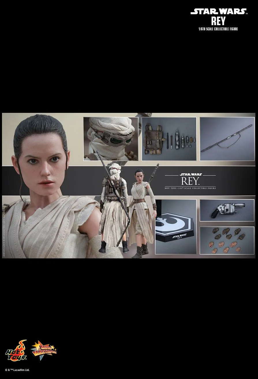 HOT TOYS STAR WARS EPISODE VII: THE FORCE AWAKENS - REY SOLO 1/6 MMS336