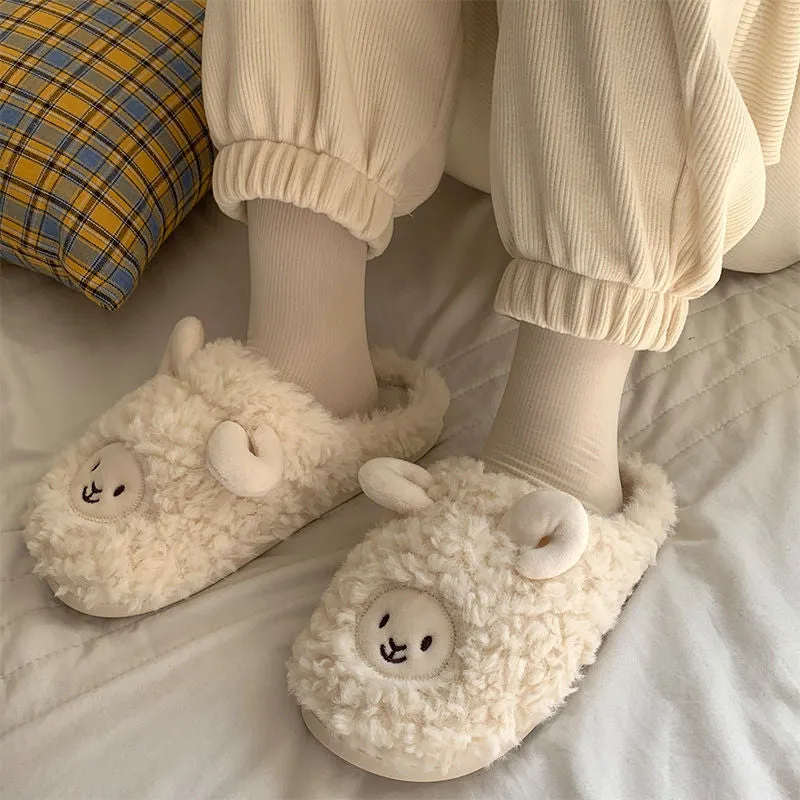 Ivyshape | Animal Plush Slippers