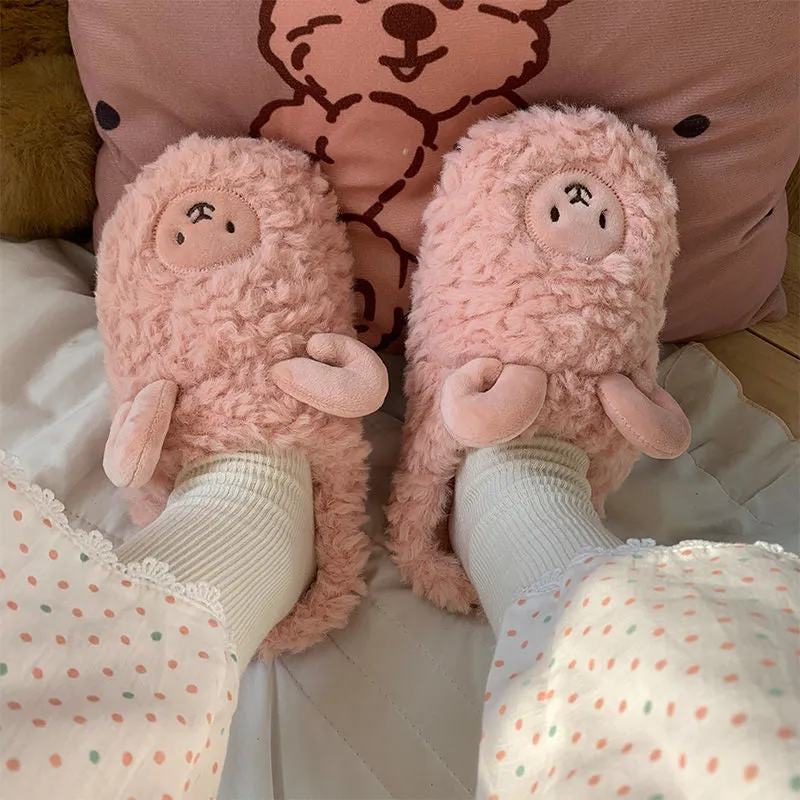 Ivyshape | Animal Plush Slippers