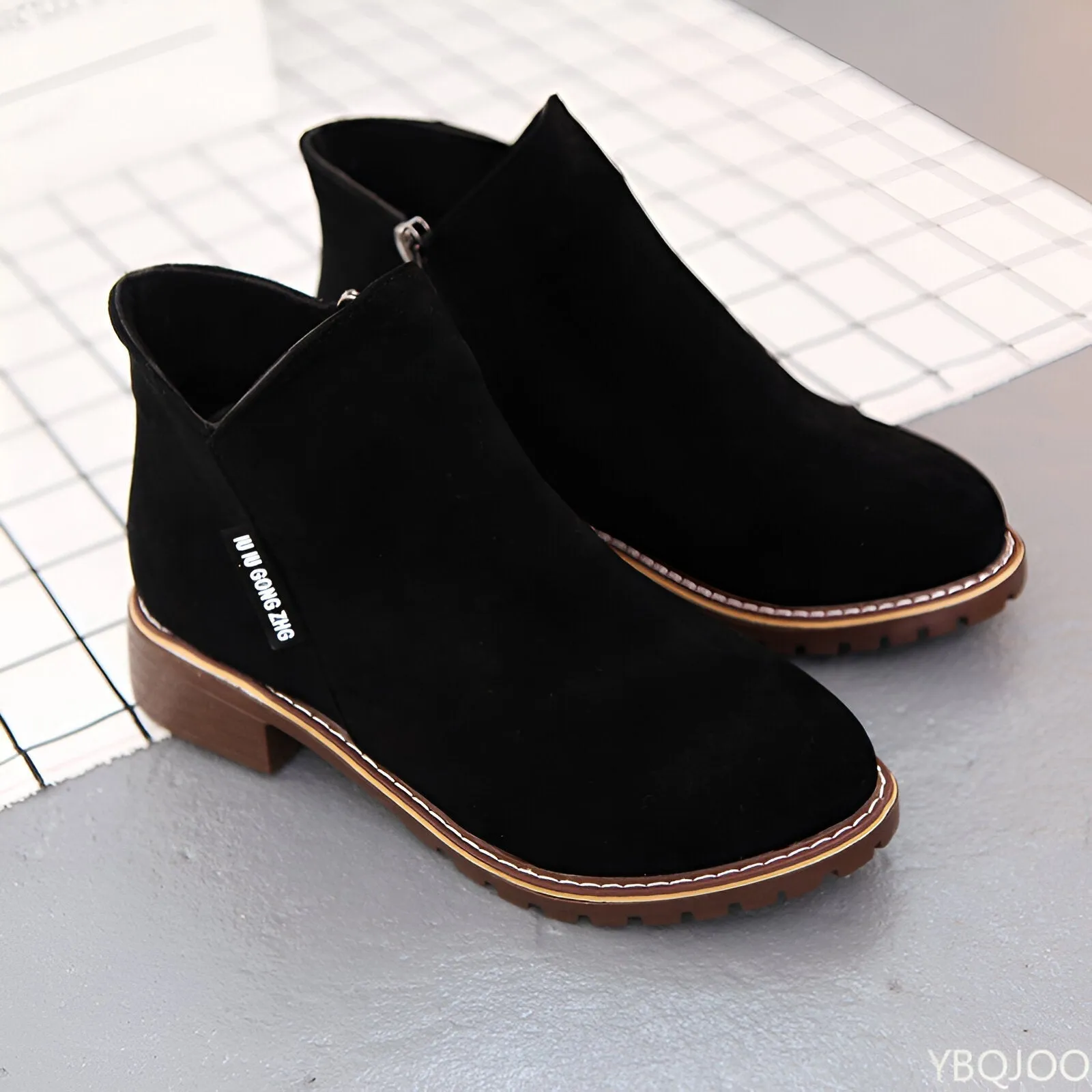 Ivyshape | Comfortable And Stylish Platform Ankle Boots