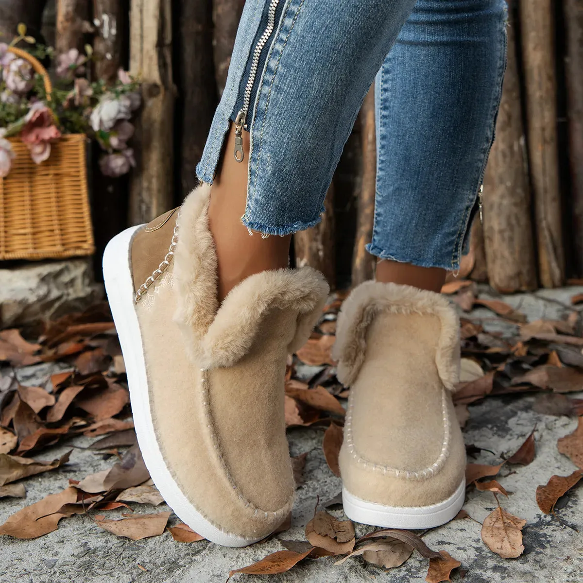 Ivyshape | Cozy Snow Boots