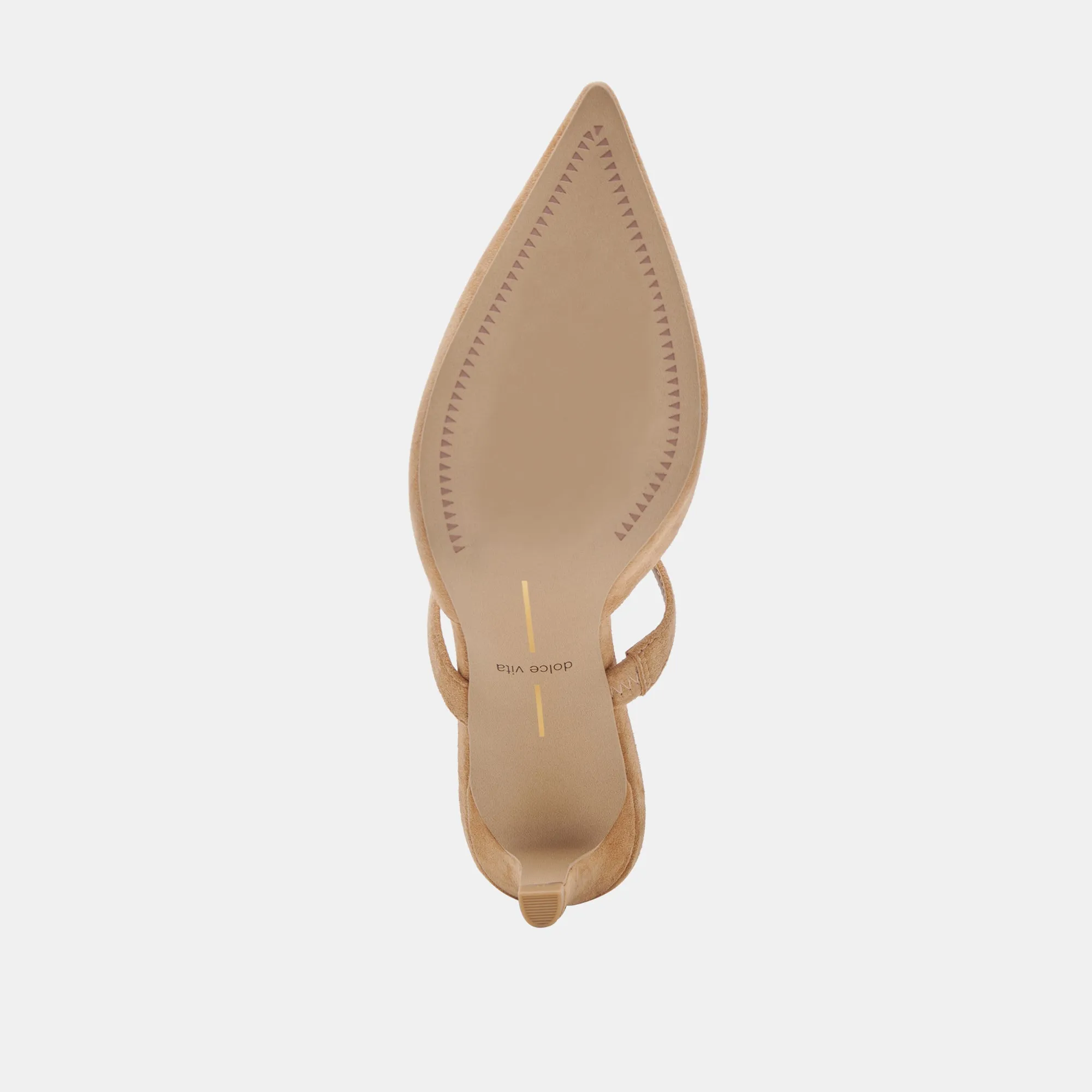 KANIKA MID HEELS TAN SUEDE