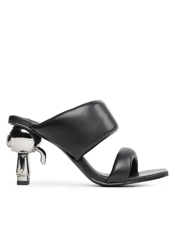 KARL LAGERFELD IKON HEEL HEELS  IN WHITE