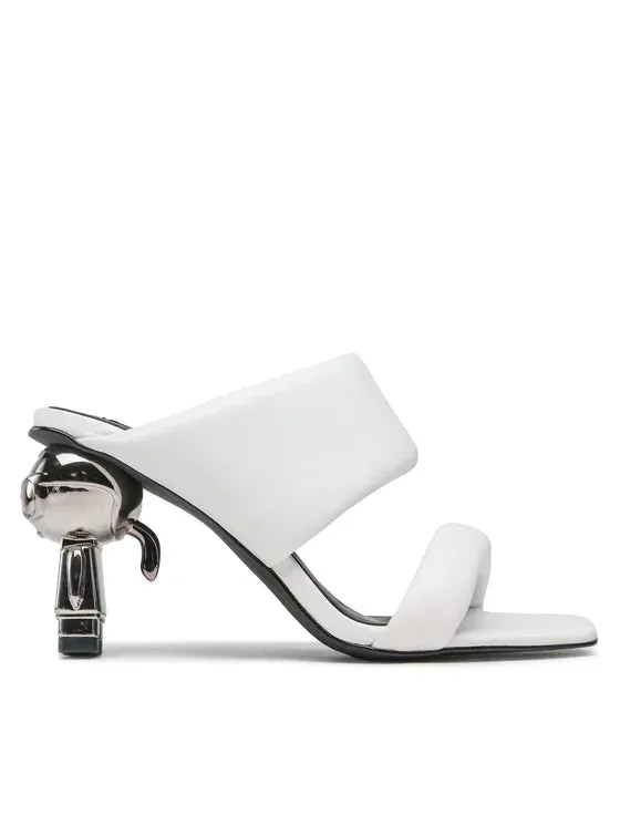 KARL LAGERFELD IKON HEEL HEELS  IN WHITE