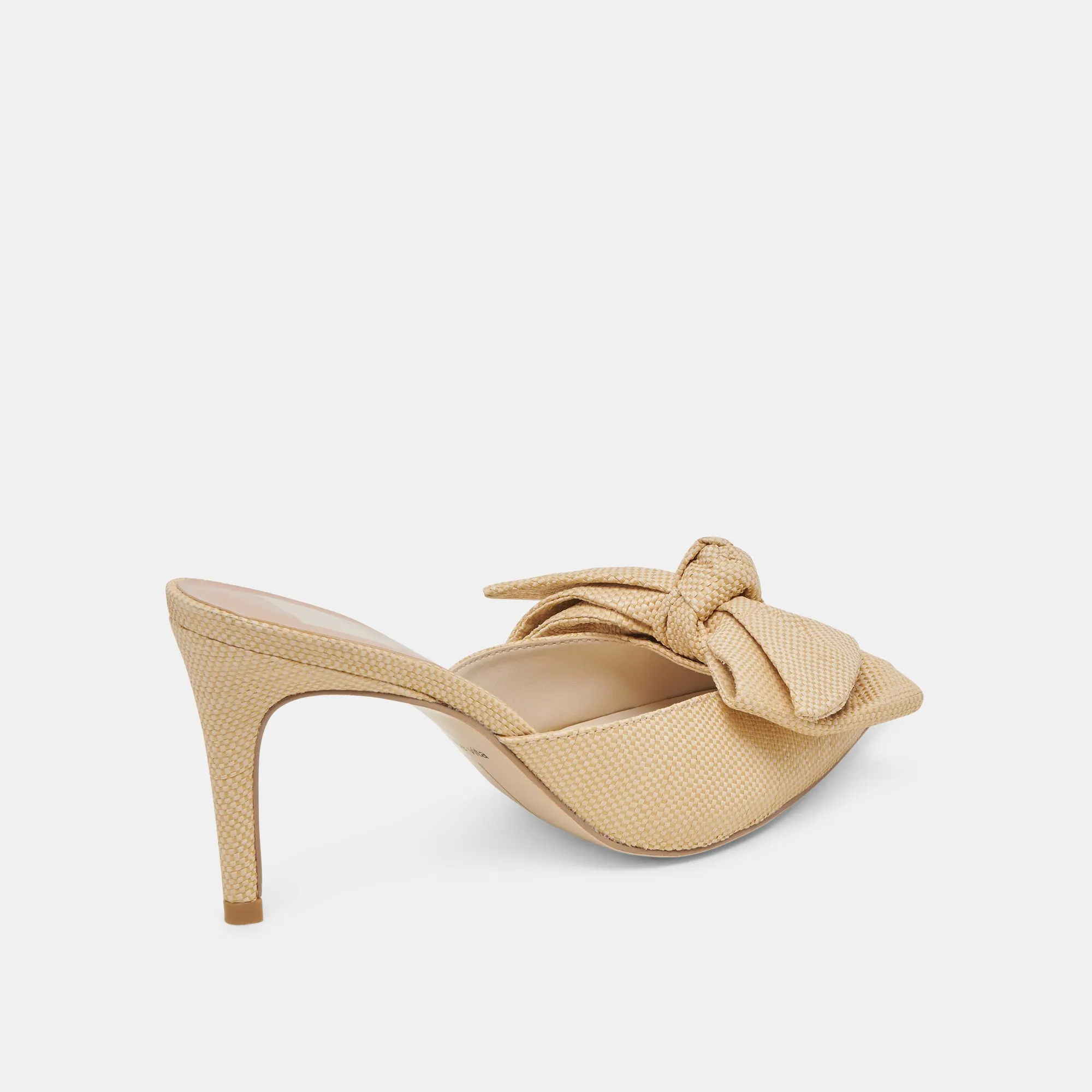 KAYLI HEELS LT NATURAL RAFFIA