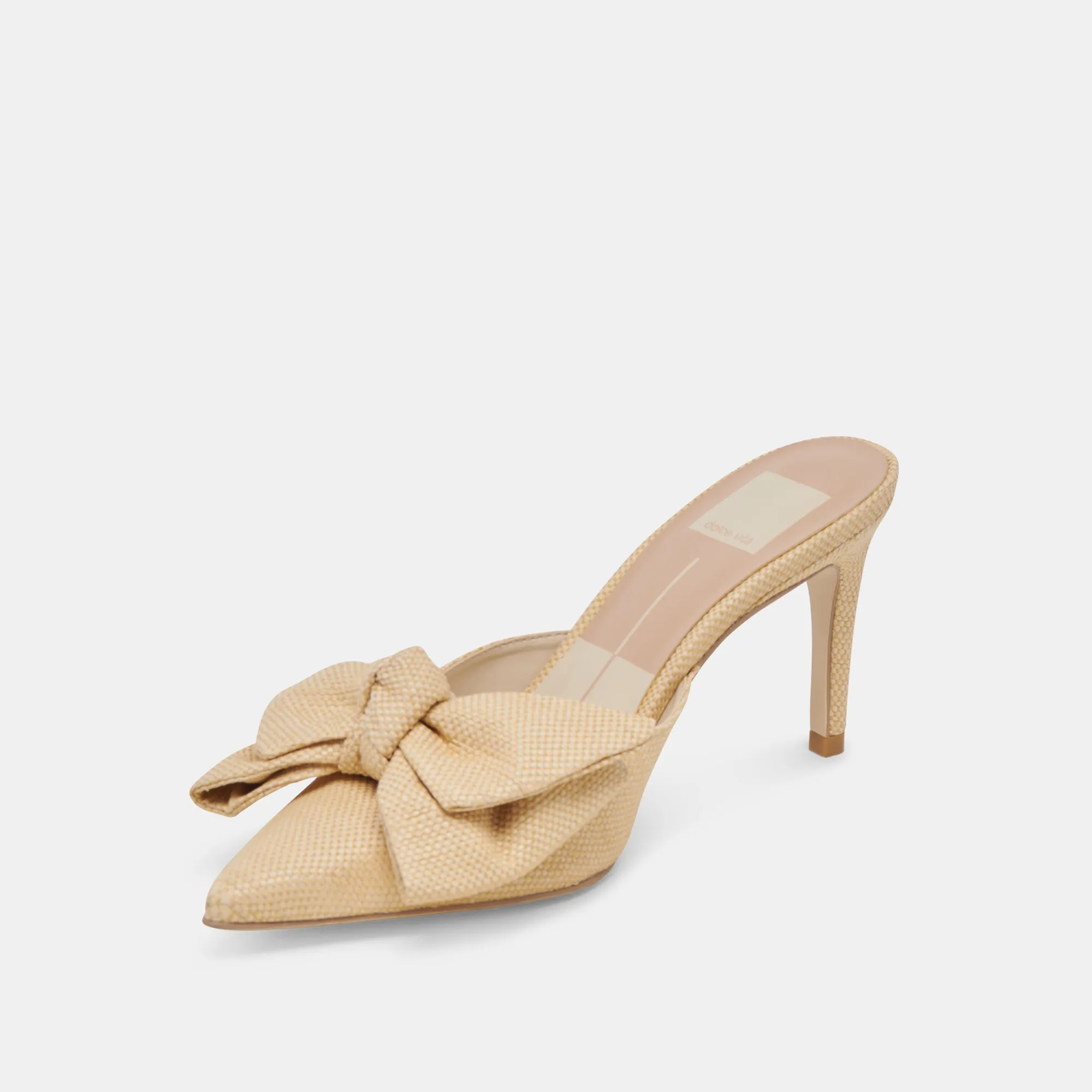 KAYLI HEELS LT NATURAL RAFFIA