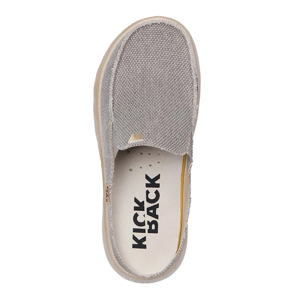 KickBack Men's Slip On Shoes - Chaise 2.0 Woven Canvas Rocket Grey