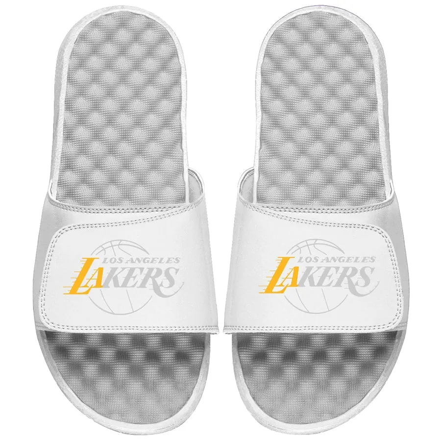 Los Angeles Lakers ISlide Tonal Pop Slide Sandals - Black