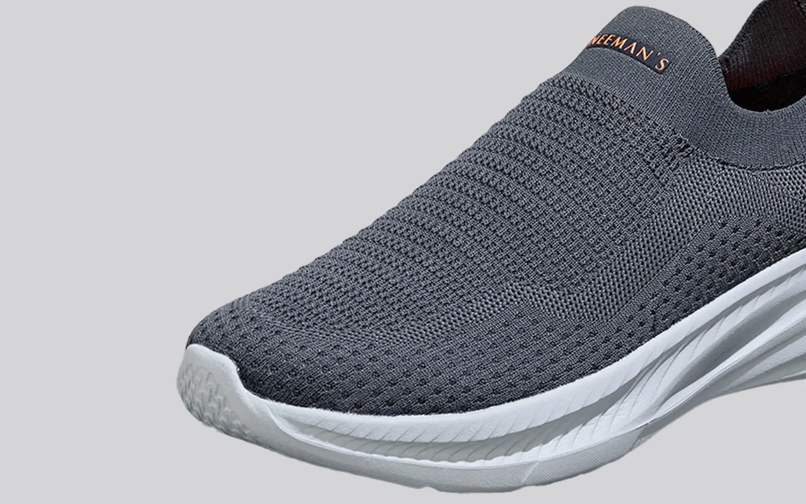 Max Cushy Slip Ons : Grey