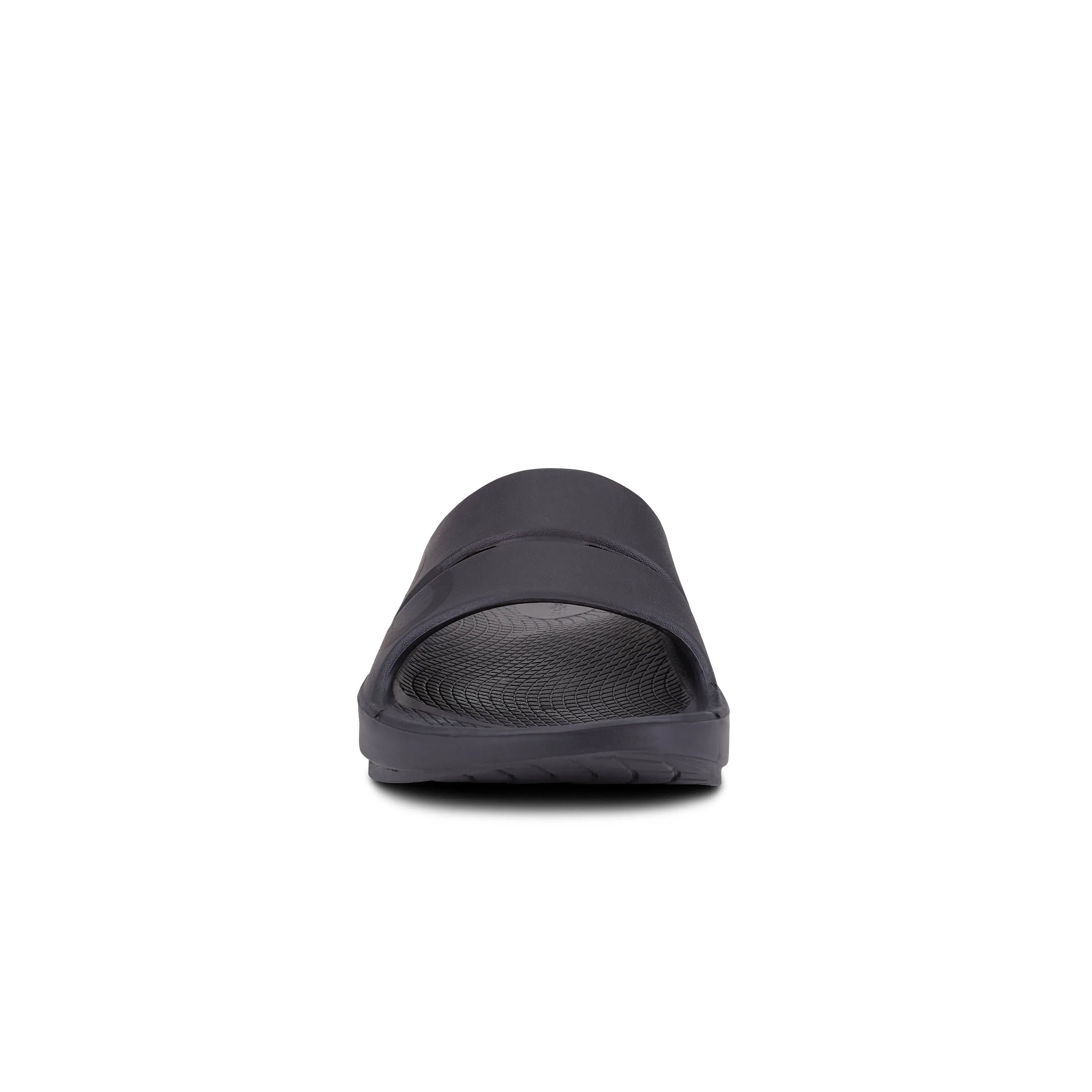 Men's Oofos OOahh Sport Slide Sandal Color: Black Matte