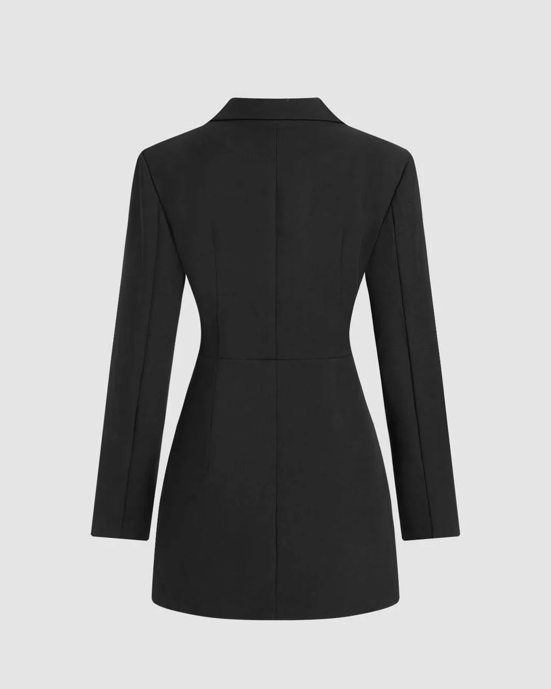 NYE Blazer Mini Dress in Black