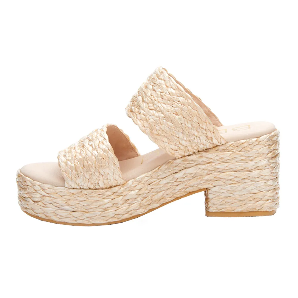 Ocean Ave Platform Block Heel Espadrille Sandals