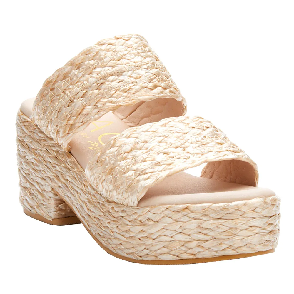 Ocean Ave Platform Block Heel Espadrille Sandals