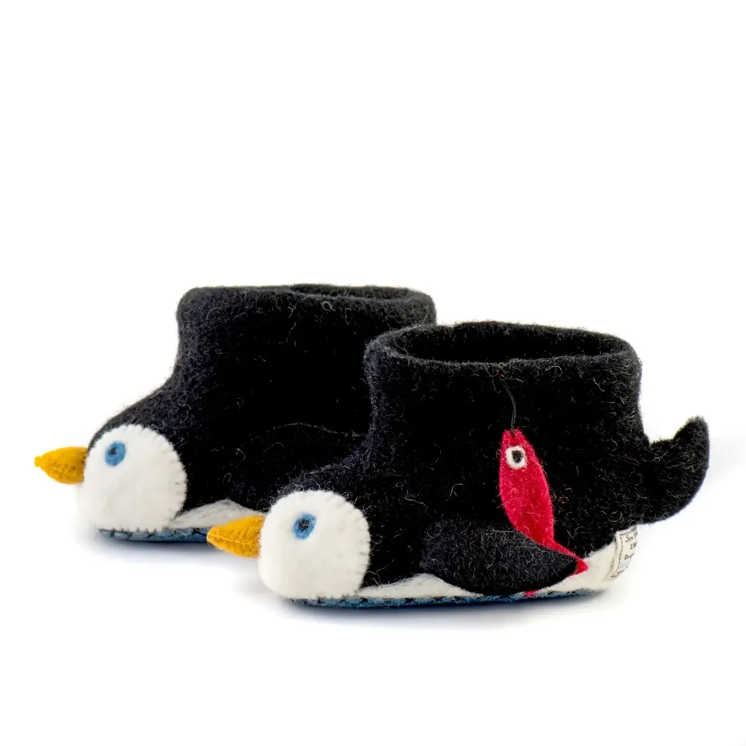 Pete Penguin Kids Felt Slippers