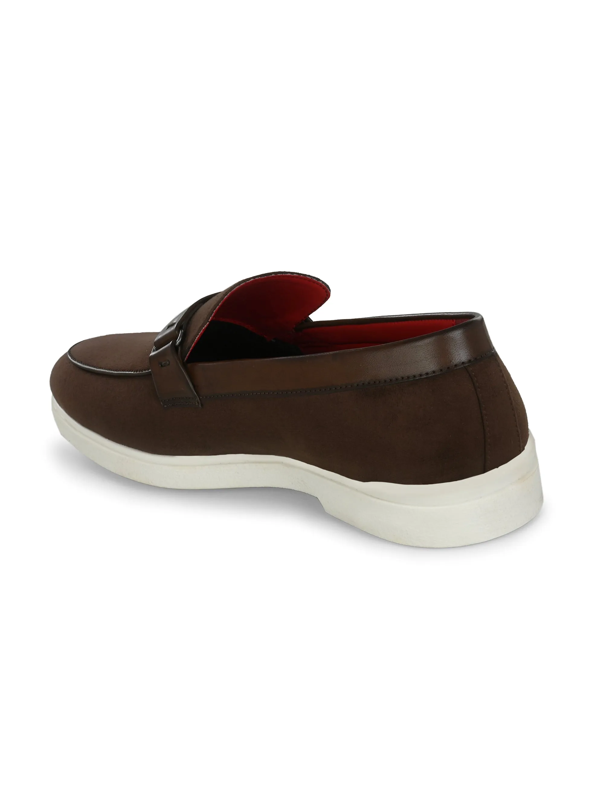 Piana Brown Casual Slip-Ons