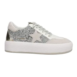 Ream Glitter Metallic Slip On Platform Sneakers