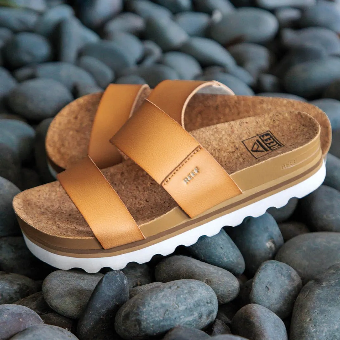 Reef "Cushion Vista Hi" Women's Slide Sandals