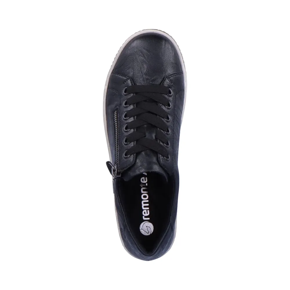 Remonte Women's Maditta 00 Waterproof Sneaker in Black