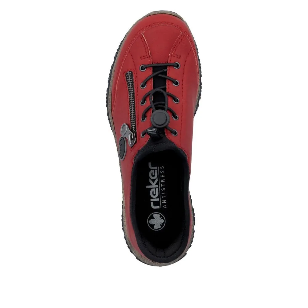 Rieker N3267 Ladies Shoes Red